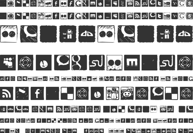 Social Manual font preview