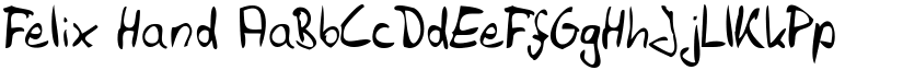 Felix Hand font download