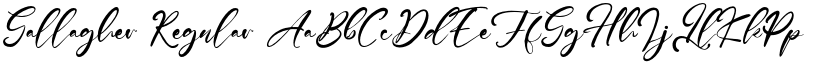 Gallagher Regular font