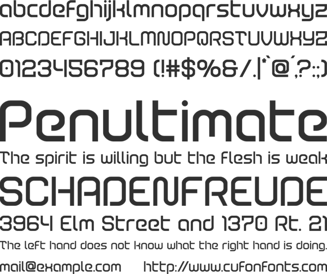 Robo Sapien font preview