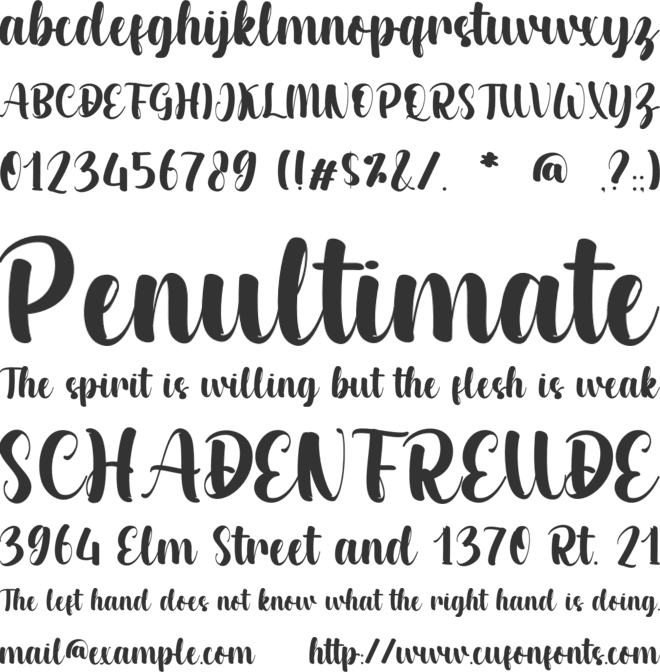 Lauren Madelyn font preview