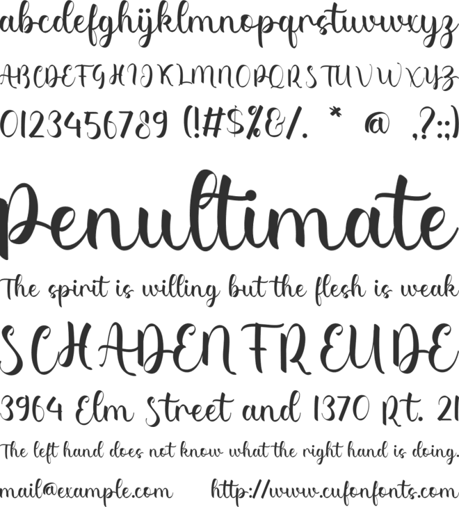 Isabela Josephine font preview