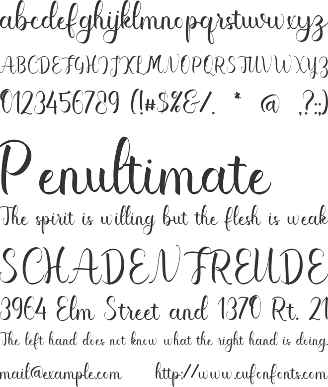 Anabela Juliana font preview