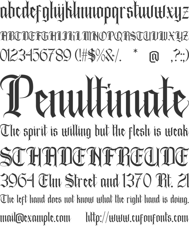 ghosthey font preview