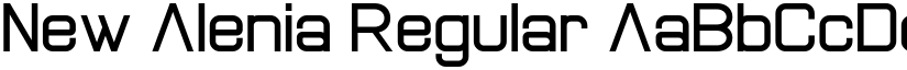 New Alenia Regular font