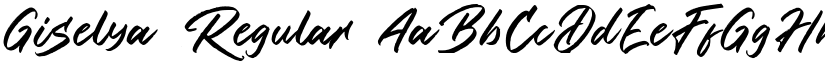 Giselya font download