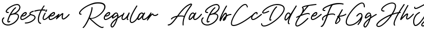 Bestien Regular font