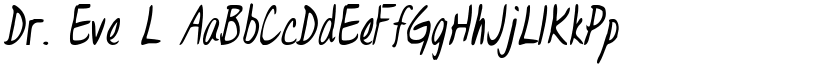 Dr. Eve L font