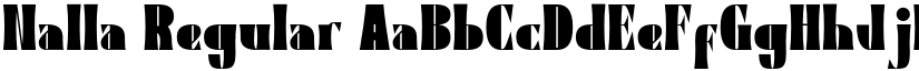 Nalla Regular font
