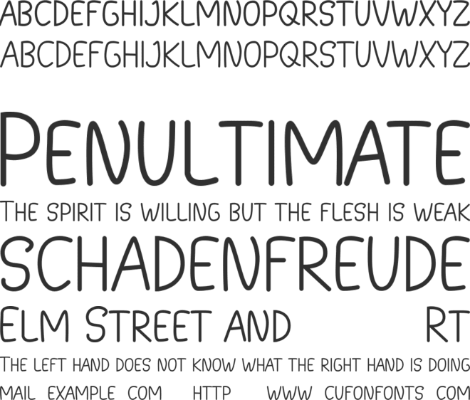 Crushing Demo font preview