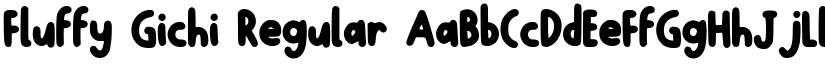 Fluffy Gichi Regular font