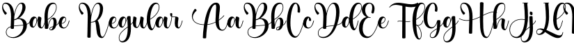 Babe Regular font