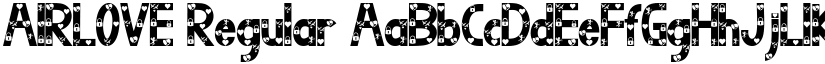 AIRLOVE Regular font