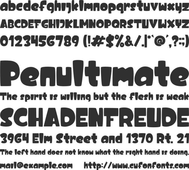 Fishland font preview