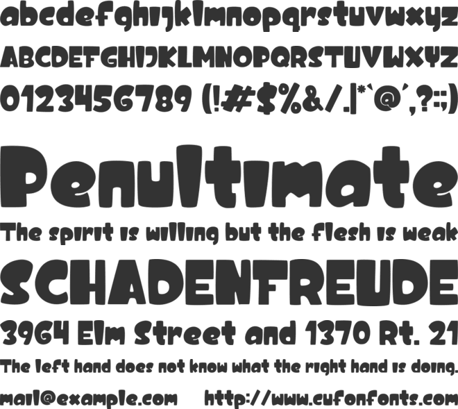 Fishland font preview