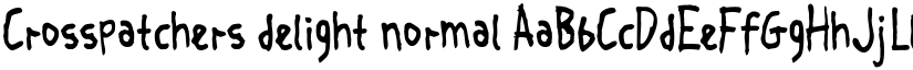 Crosspatchers delight normal font