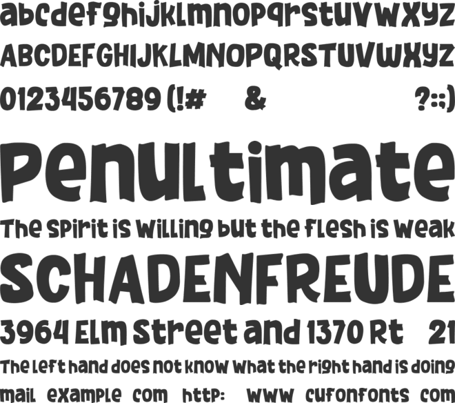 Little Queen font preview