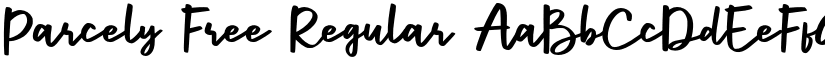 Parcely Free Regular font