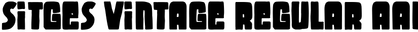 Sitges Vintage Regular font