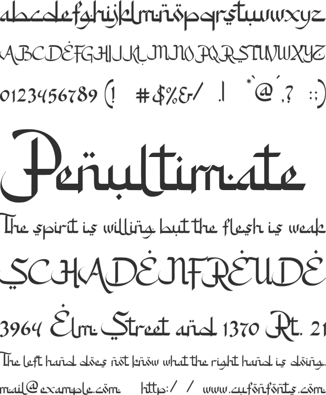Idul Fitri font preview