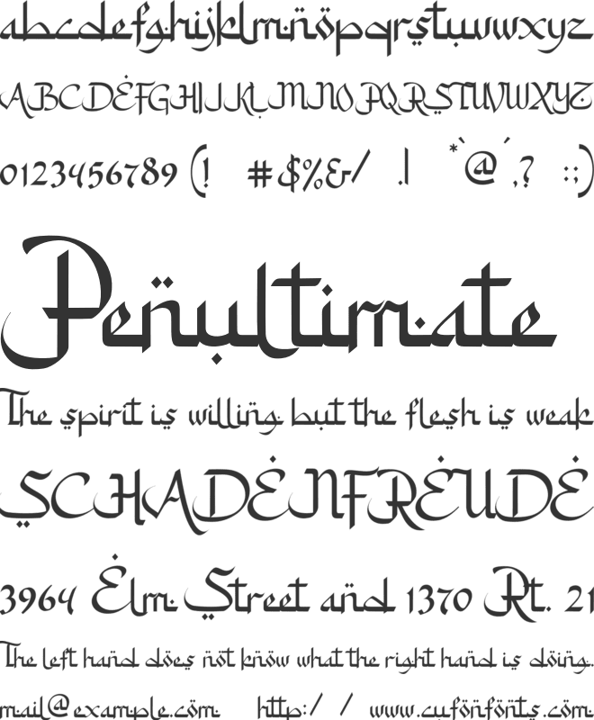 Idul Fitri font preview