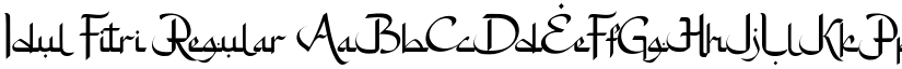 Idul Fitri Regular font