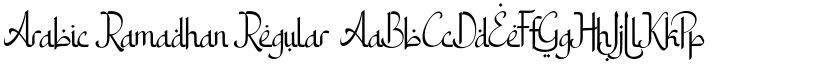 Arabic Ramadhan Regular font