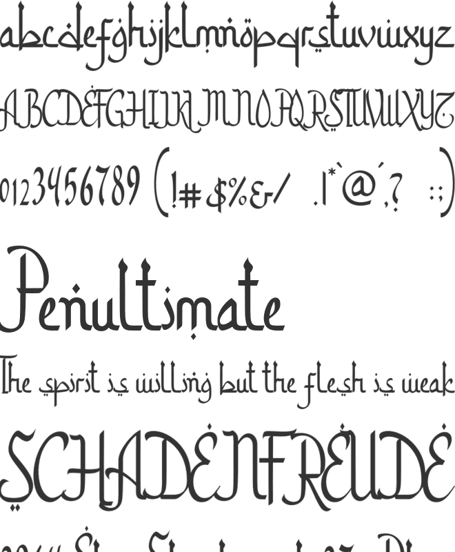 Our Ramadhan font preview