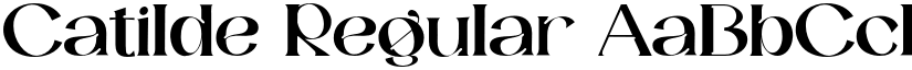 Catilde Regular font