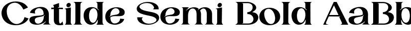 Catilde Semi Bold font