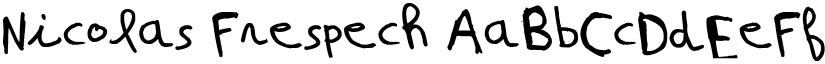 Nicolas Frespech font