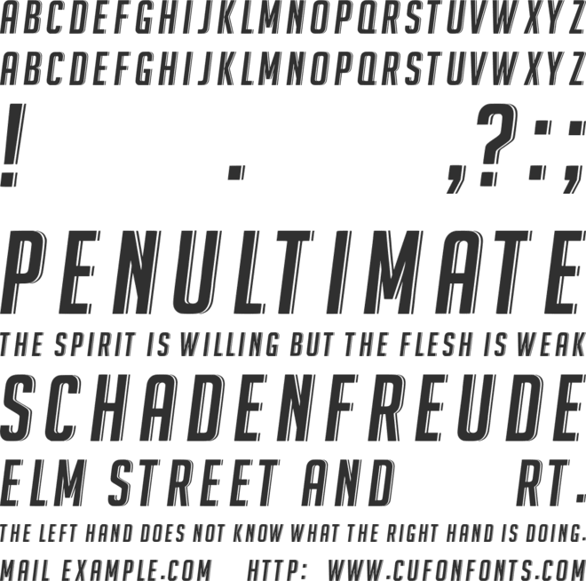 Movo font preview