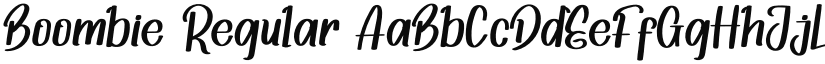 Boombie font download