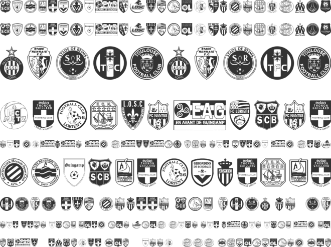 Ligue 1 font preview
