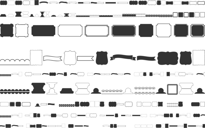 KG Flavor and Frames Five font preview