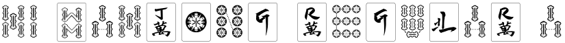 Hi Mahjong Regular font