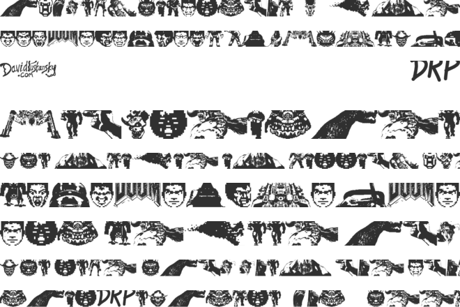 Doom And Gloom font preview