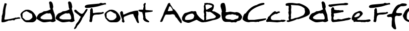 LoddyFont font