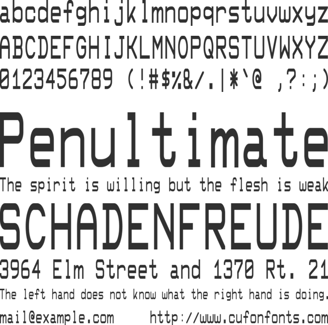 Smooth Pet font preview