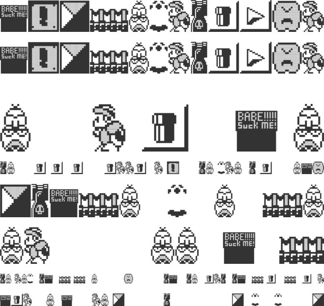 Weird Mario Bros font preview