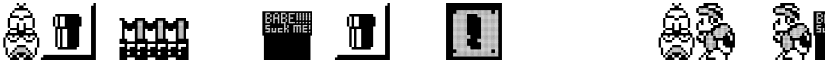 Weird Mario Bros Regular font