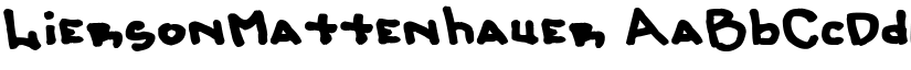 Lierson Mattenhauer font download