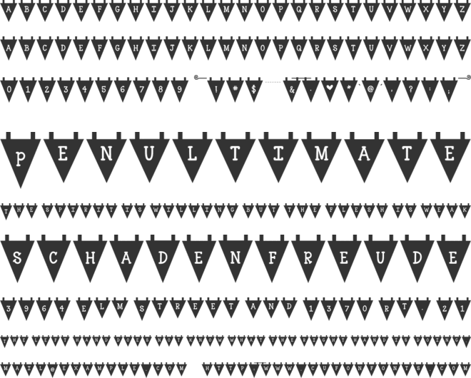 KG Royals font preview