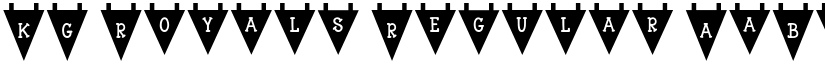KG Royals Regular font