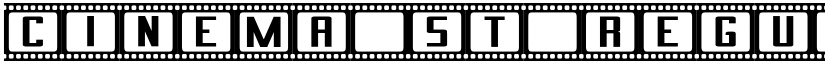 Cinema St Regular font