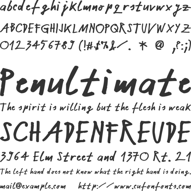 NekoKoNeko font preview