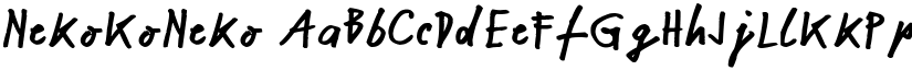 NekoKoNeko font