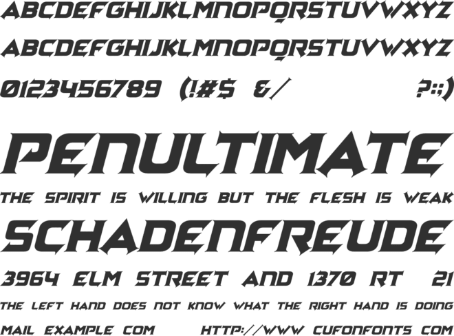 Zagga Personal Use font preview