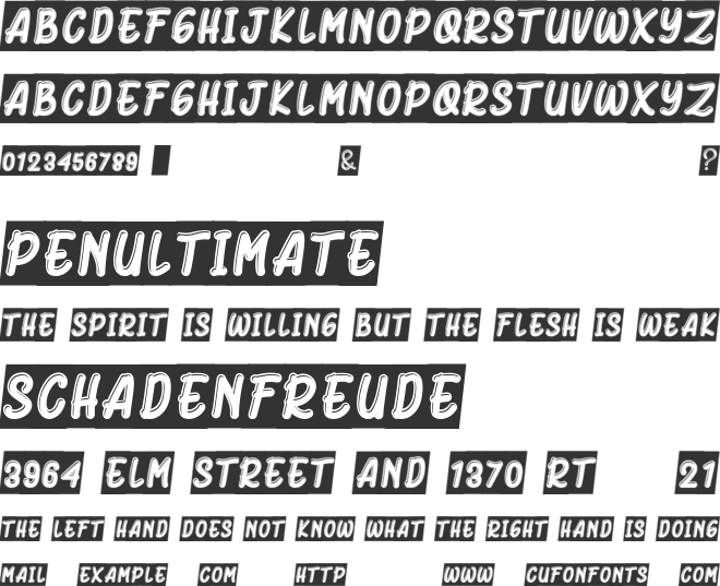 Casadeamor font preview