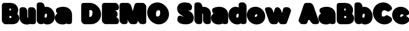 Buba DEMO Shadow font